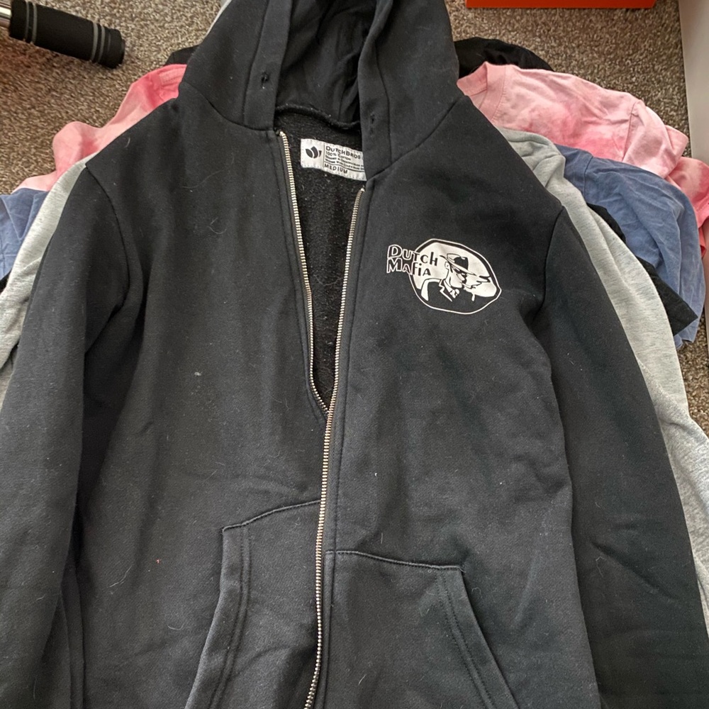 Dutch bros zip up hoodie